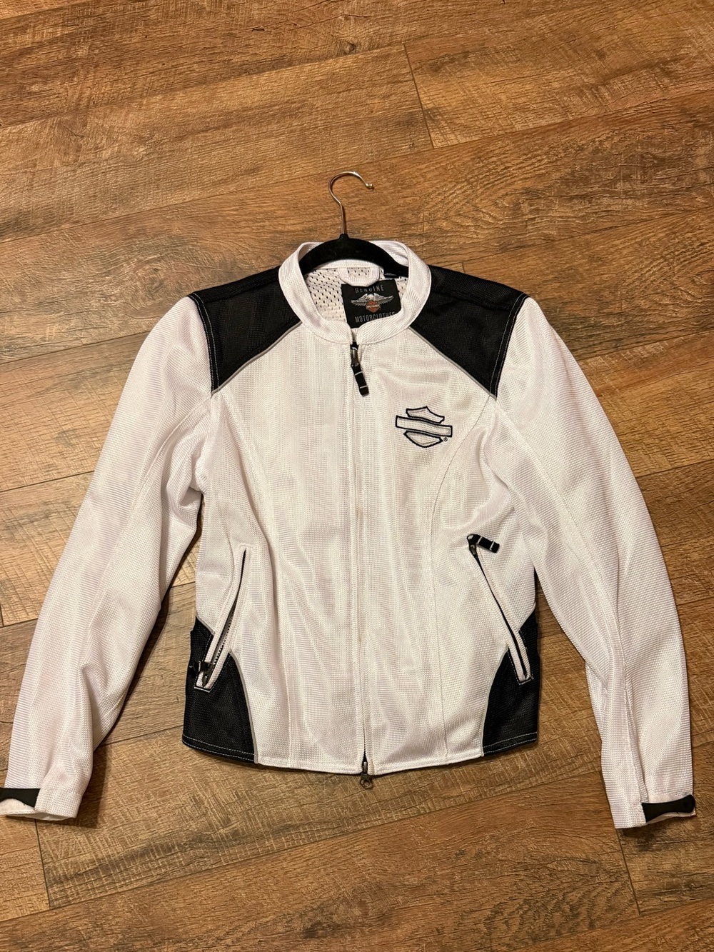 Harley-Davidson® Women's White & Black Mesh Performance Riding Jacket